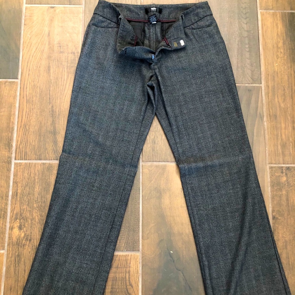 Mossimo- dark gray dress pants - size 4, fit 3
